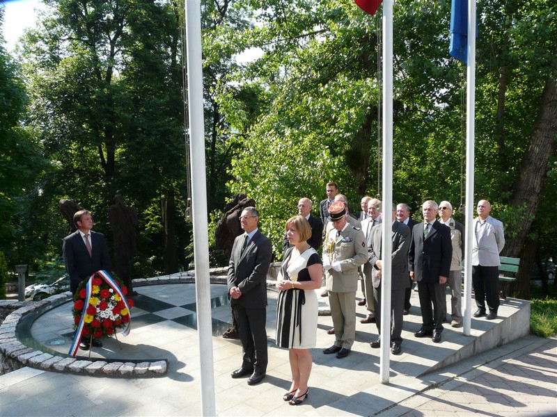 Sarajevo monument à la mémoire des militaires français morts pour la France
