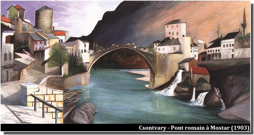 Csontvary Pont romain à Mostar (1903)