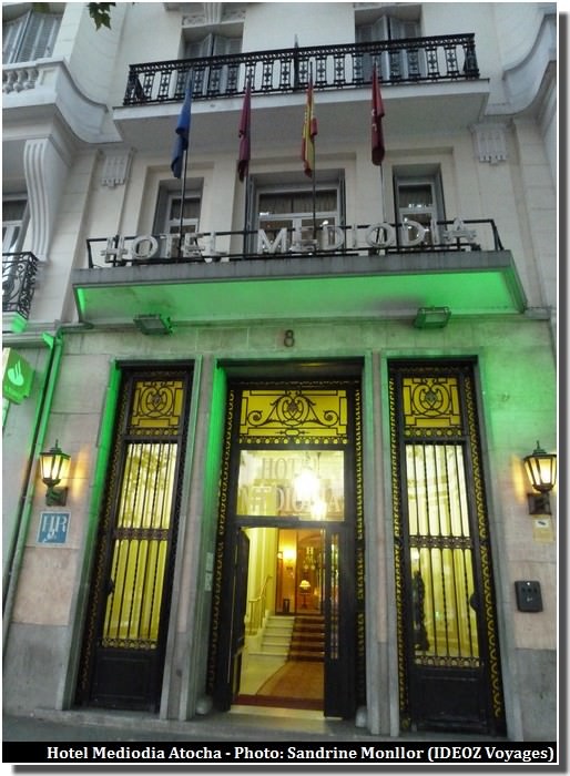 madrid Hotel mediodia Atocha entrée