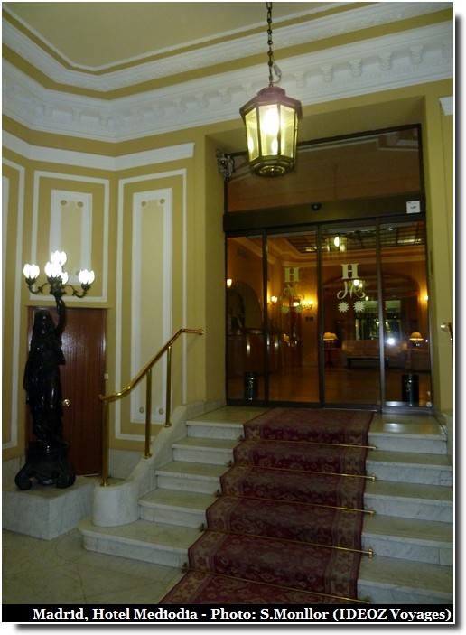 madrid Hotel mediodia Atocha escalier