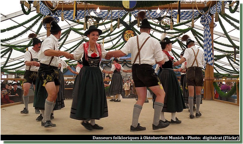 Danse folklorique à Oktoberfest