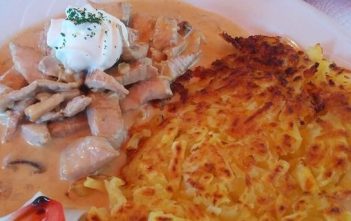 Recette d’escalope de veau à la zurichoise ; Zürcher Geschnetzeltes Zurcher Geschnetzeltes escalope de veau a la zurichoise
