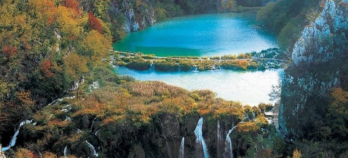 lacs de Plitvice en automne