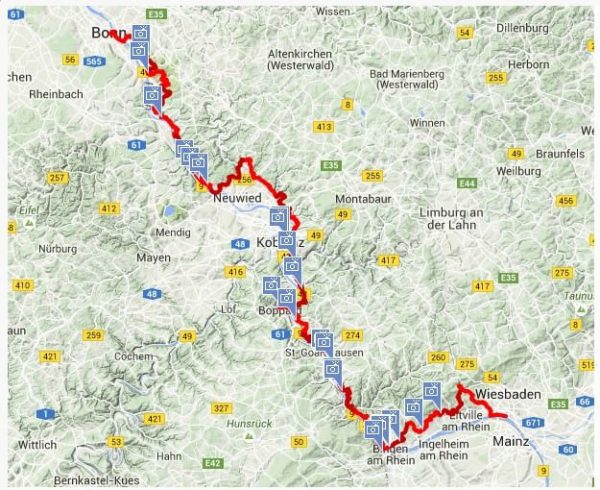 Allemagne romantique: sentier du Rhin, l'univers de Lorelei