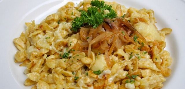 kasespatzle spätzle au fromage