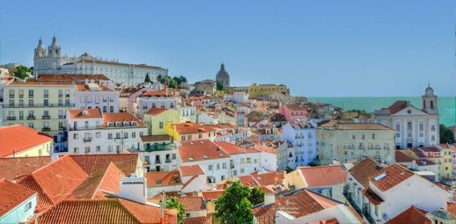 Alfama lisbonne portugal