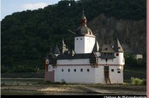 Chateau de pfalzgrafenstein vallée du Rhin en Allemagne
