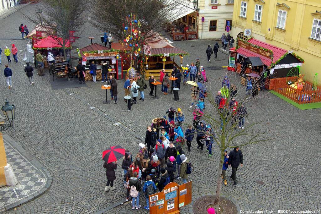 Prague à Pâques animations de rue