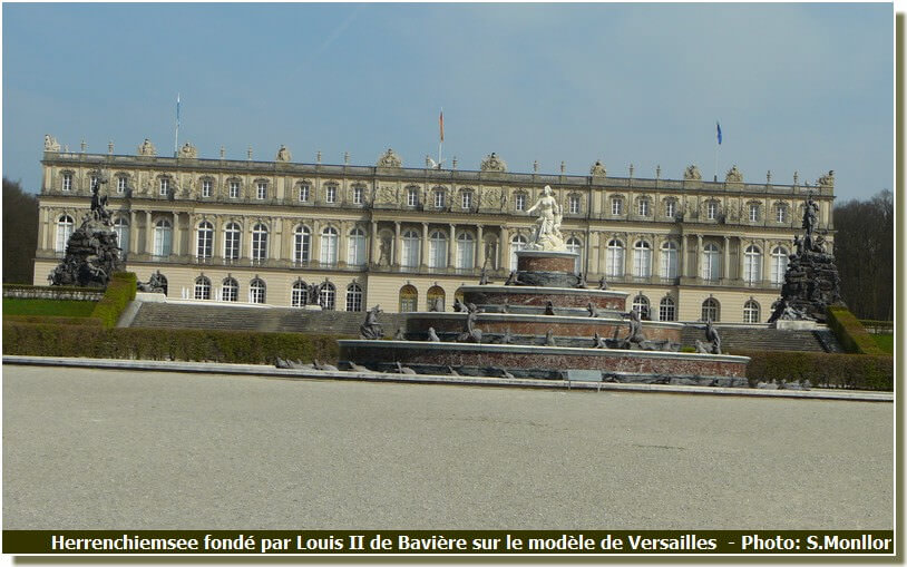 Sticker Vintage Années 80 – Souvenir De Prien Am Chiemsee, Roi Louis II Et Bavière