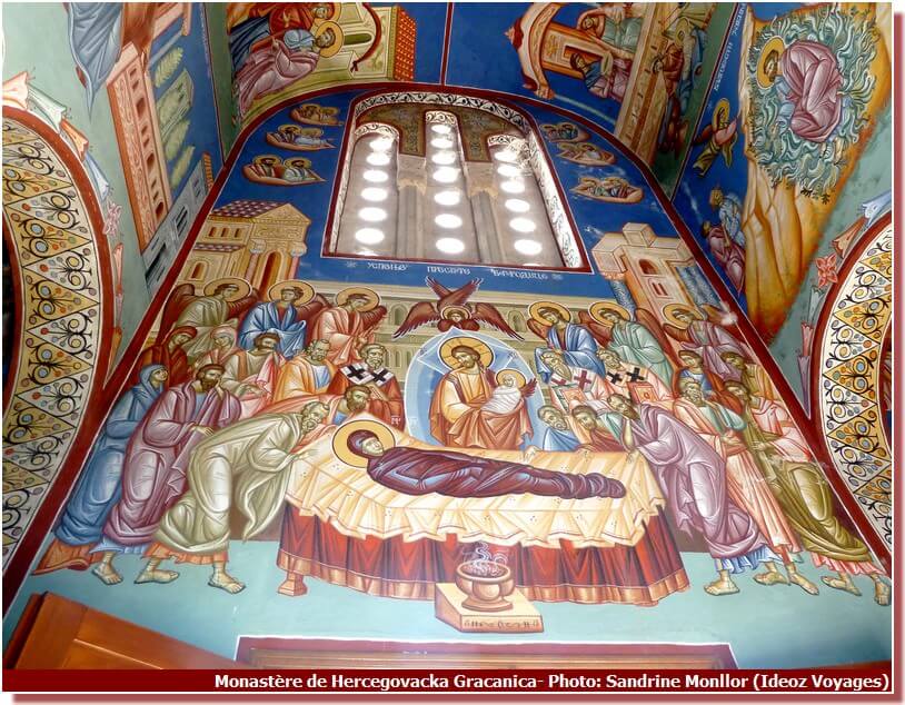 Fresque du Monastère Hercegovacka Gracanica Trebinje