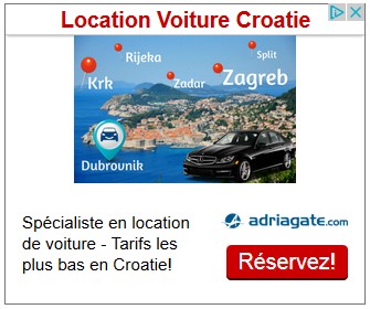 adriagate location voiture en croatie