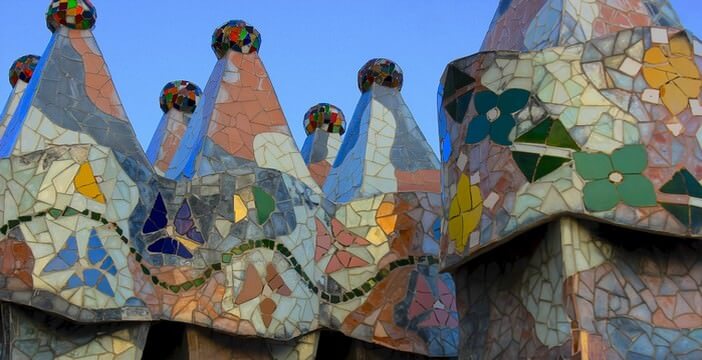 Mosaïques modernisme à Barcelone