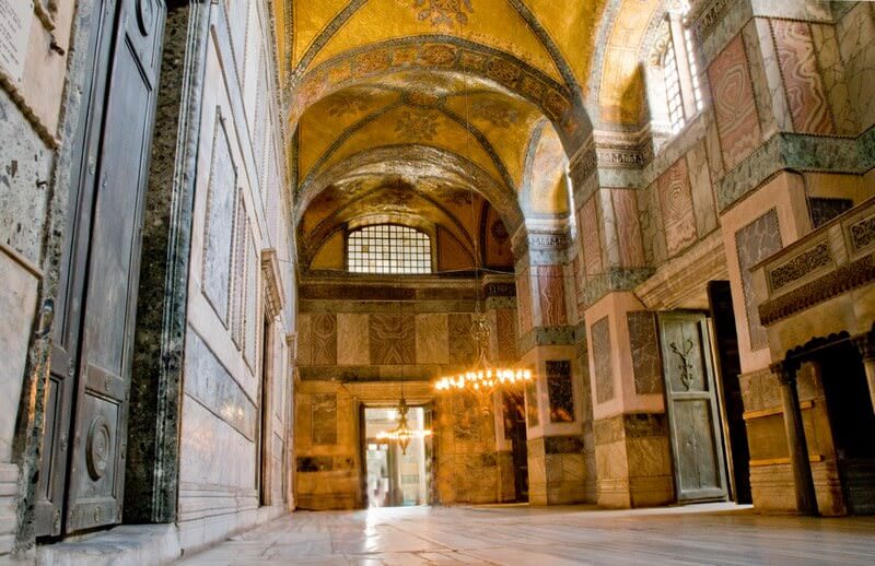 Istanbul Saint Sophie intérieur de l'église