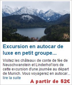 excursion en car de luxe a neuschwanstein en petit groupe