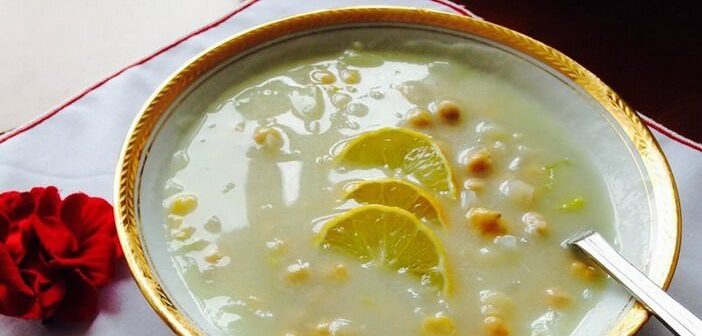 Revithia soupa : recette de Soupe de pois chiches grecque revithia soupa