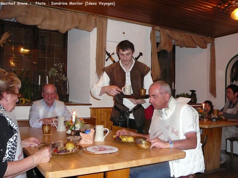 Gasthof Krone restaurant médiéval à Fuessen