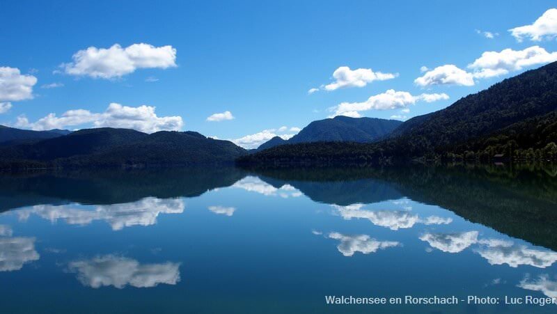 Lac Walchensee en Rorschach Lac Walch en Rorschach (Haute Bavière)