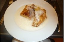 Restaurant Le four castelnaudary supreme de poulet emulsion crémée gratin dauphinois