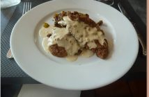 Restaurant Le four castelnaudary veau sauce crémée