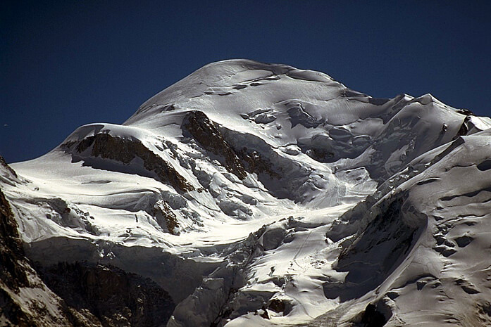 Mont Blanc vu depuis le refuge des grands mulets