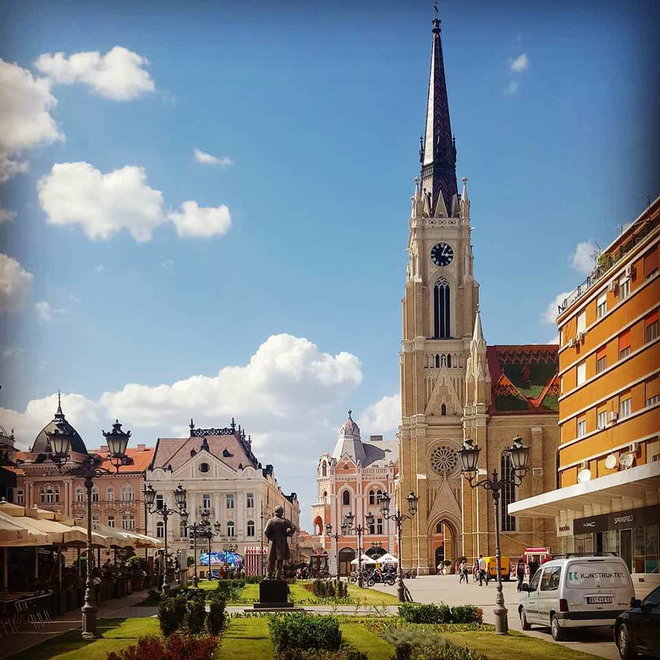 Centre ville de Novi Sad