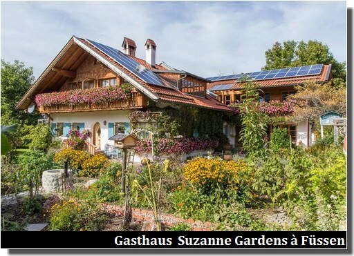 Gasthaus BB Suzanne and gardens à Füssen