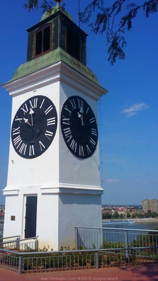 Horloge de la forteresse de Petrovaradin à Novi Sad