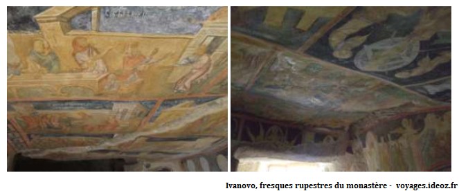 Monastère d'Ivanovo fresques religieuses