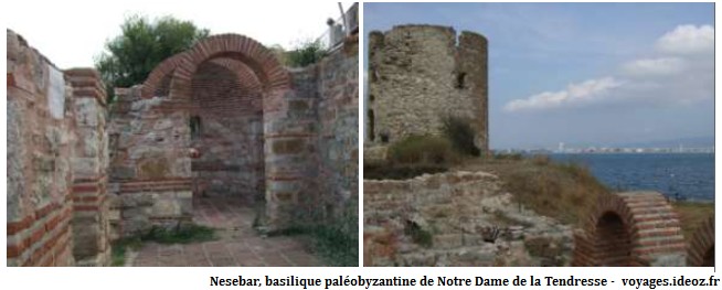 Nesebar basilique paléobyzantine de Notre Dame de la Tendresse