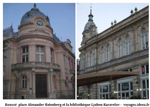 Roussé place Alexander Batenberg bibliothèque Ljuben-Karavelov