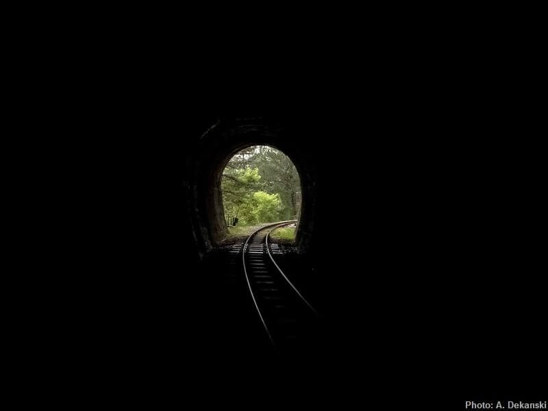 tunnel sur la ligne de chemin de fer sargan 8