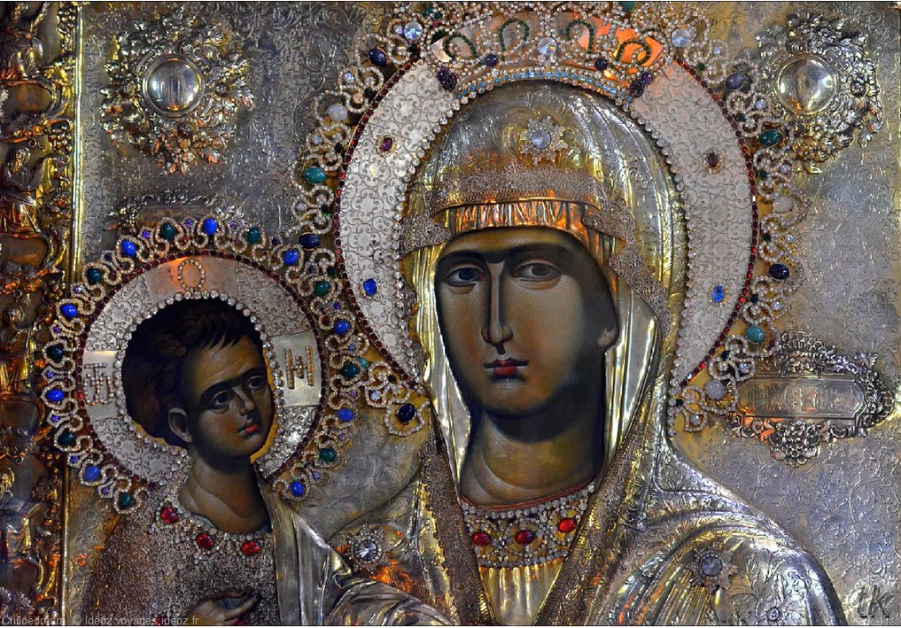 Belgrade Icone de la vierge et de Jésus