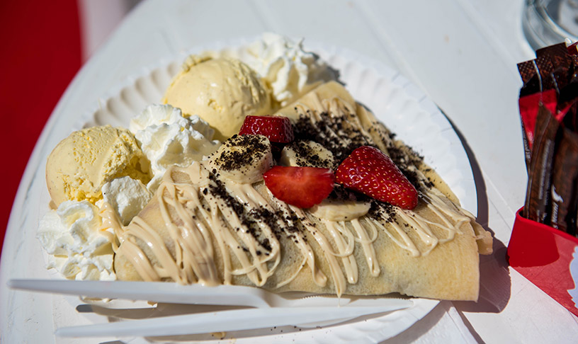 crêpes croates au festival des crêpes de Zagreb