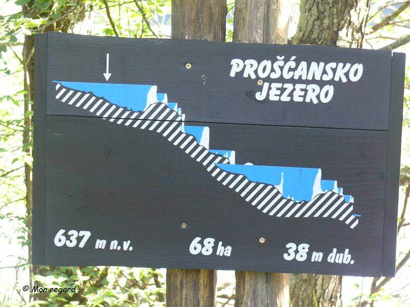 dénivelé parc national Plitvicka jezera