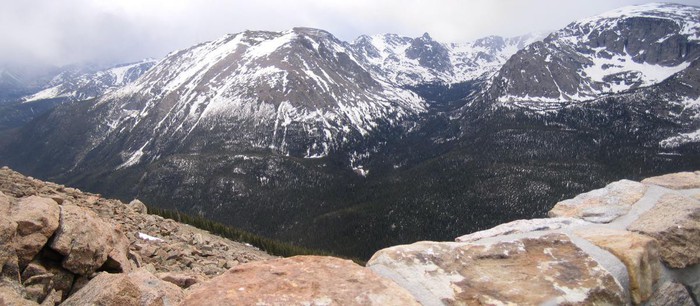 Rocky Mountain national park montagne enneigée