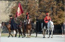 Zagreb relève de la garde du régiment des cravates à Kaptol