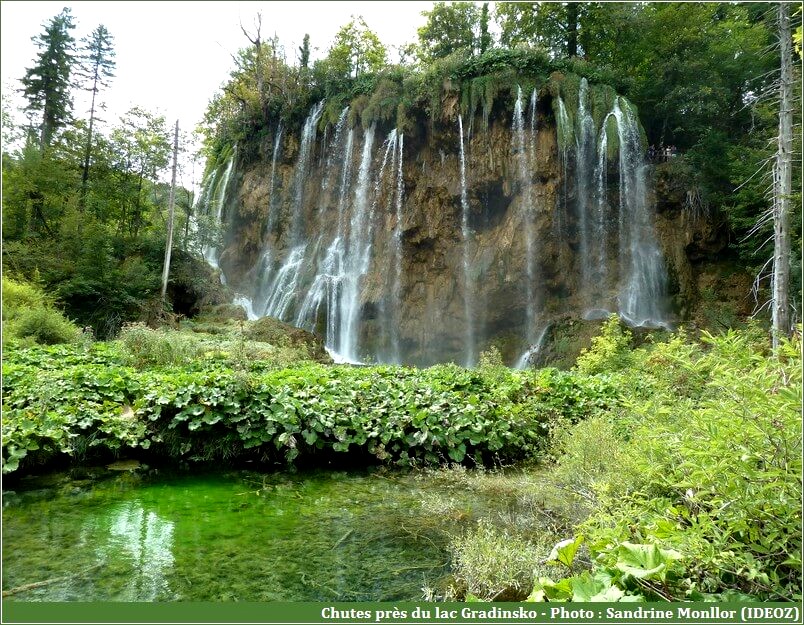 Plitvice chutes lac Gradinsko