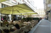 Zagreb terrasses de cafés à Gajeva Ulica