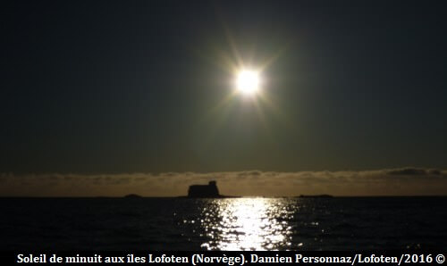 Iles Lofoten soleil de minuit