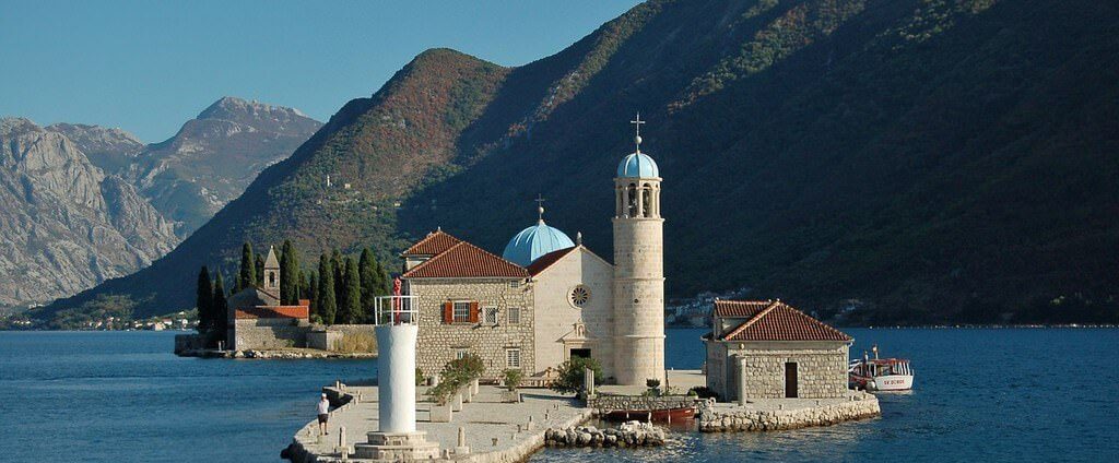 Montenegro baie de kotor Chapelle Notre dame des rochers