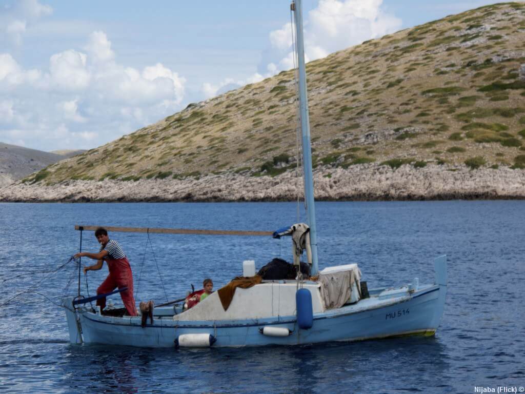 Pêcheur dans les Iles Kornati