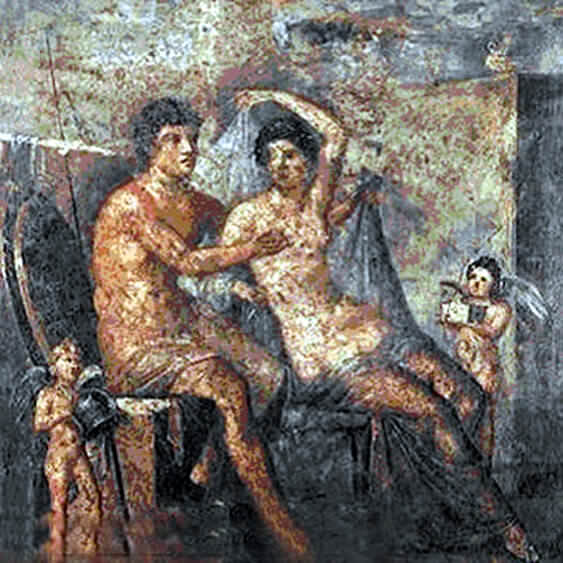 naples musée archeologique fresque couple