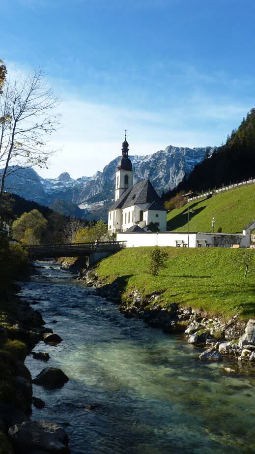 Eglise de Ramsau en Haute Bavière