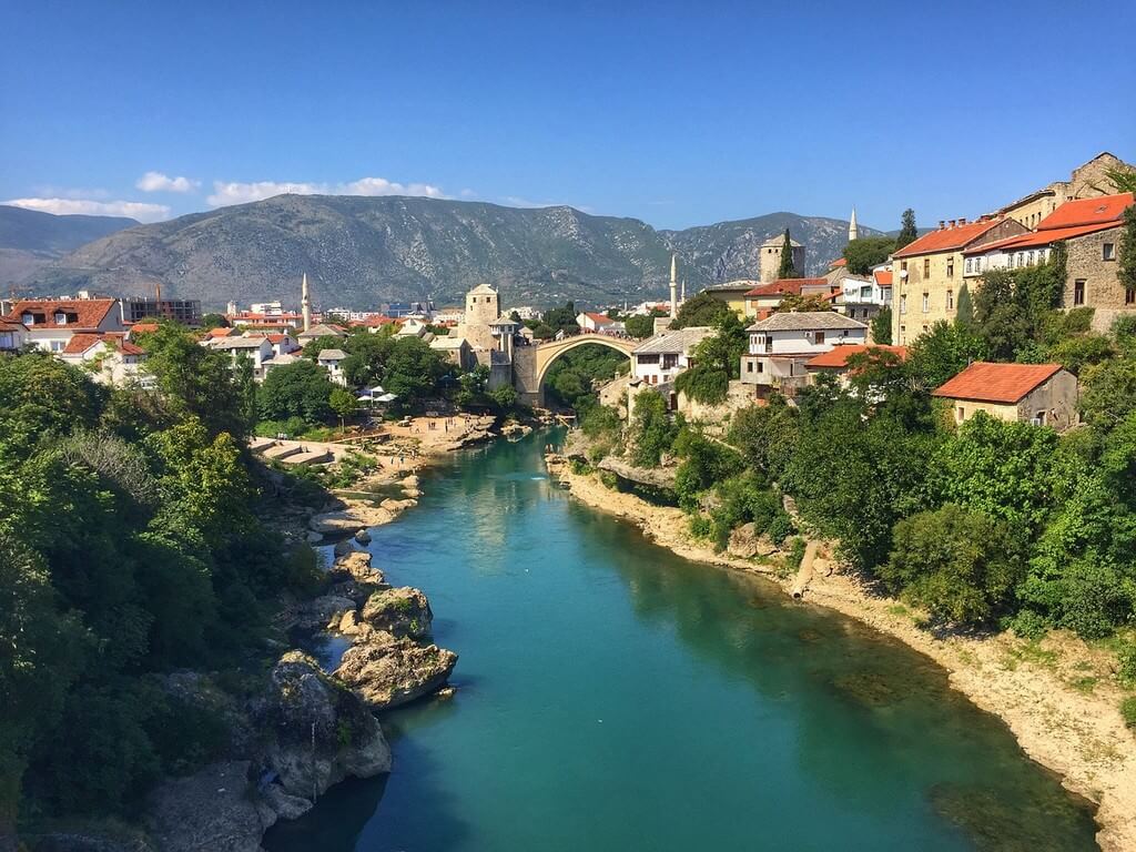 Vieille ville de Mostar et Neretva