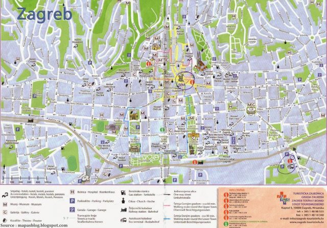 Plan Zagreb map