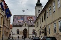 Zagreb Gornji Grad vers l'église saint Marc