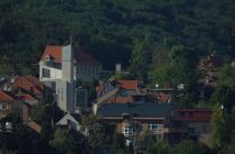Zagreb maisons et église moderne