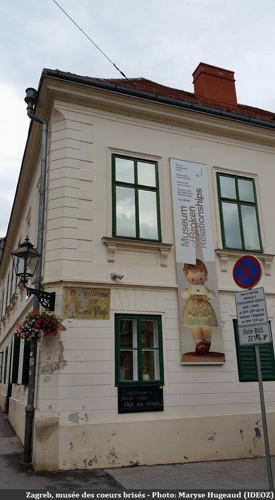 Zagreb musée des coeurs brisés batiment extérieur