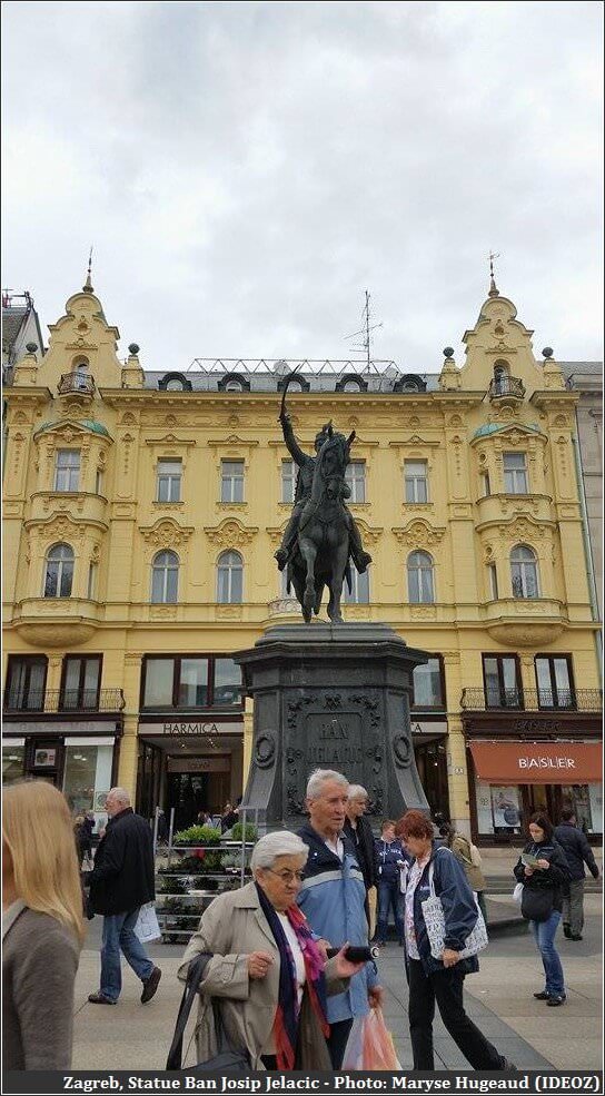 Zagreb statue ban josip jelacic