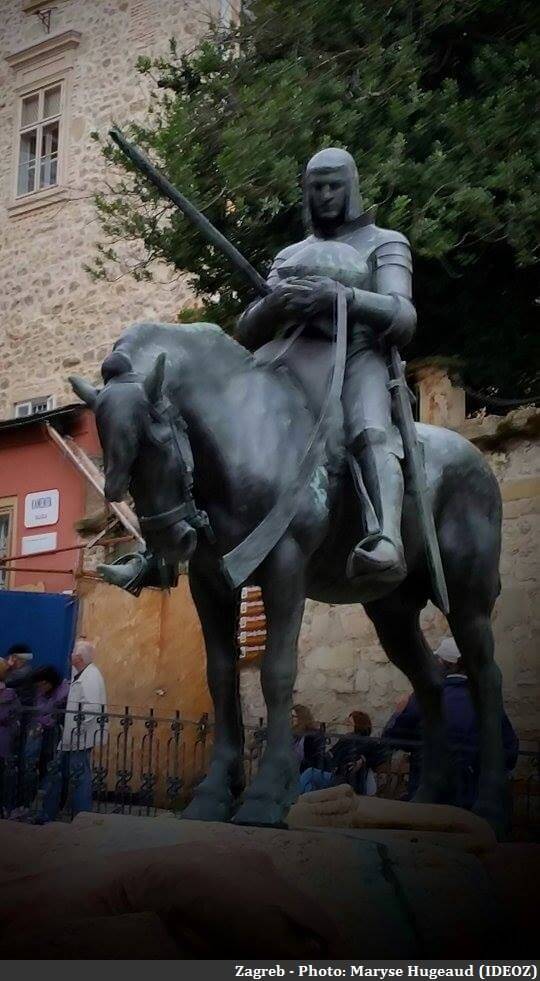 Zagreb statue équestre